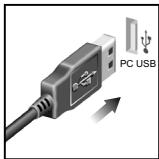 OREGON MP120 - CONNEXION DU LECTEUR À L'ORDINATEUR / CHARGE DE LA BATTERIE - 2