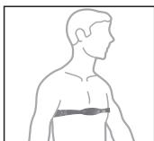 OREGON SE300 - Comment porter la ceinture thoracique: - 1