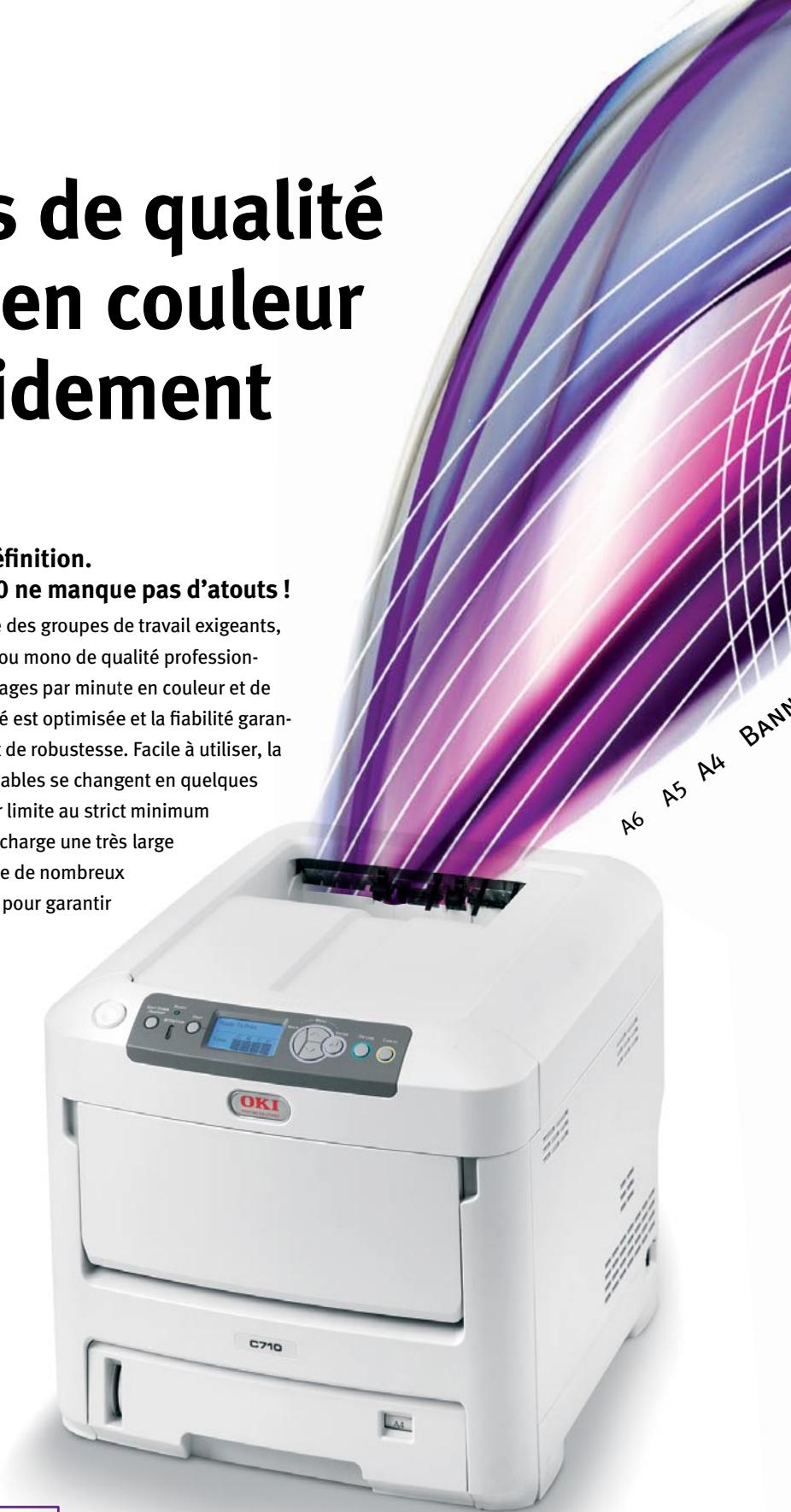 OKI C710N - SECURITE ET CONTROLE - 1