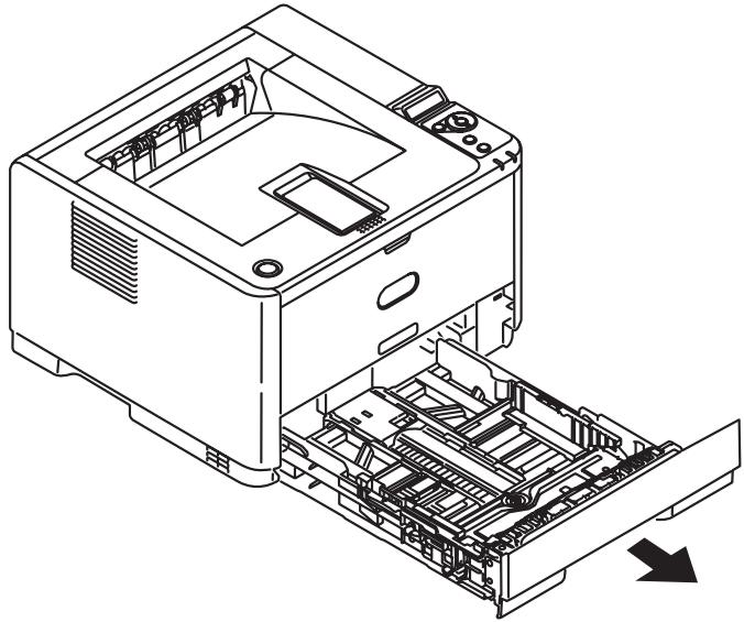 OKI B411DN - Load Paper - 1