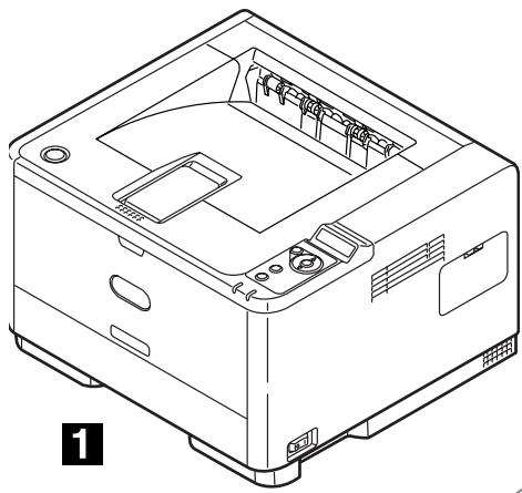 OKI B411DN - Verifique el contenido de la caja - 1