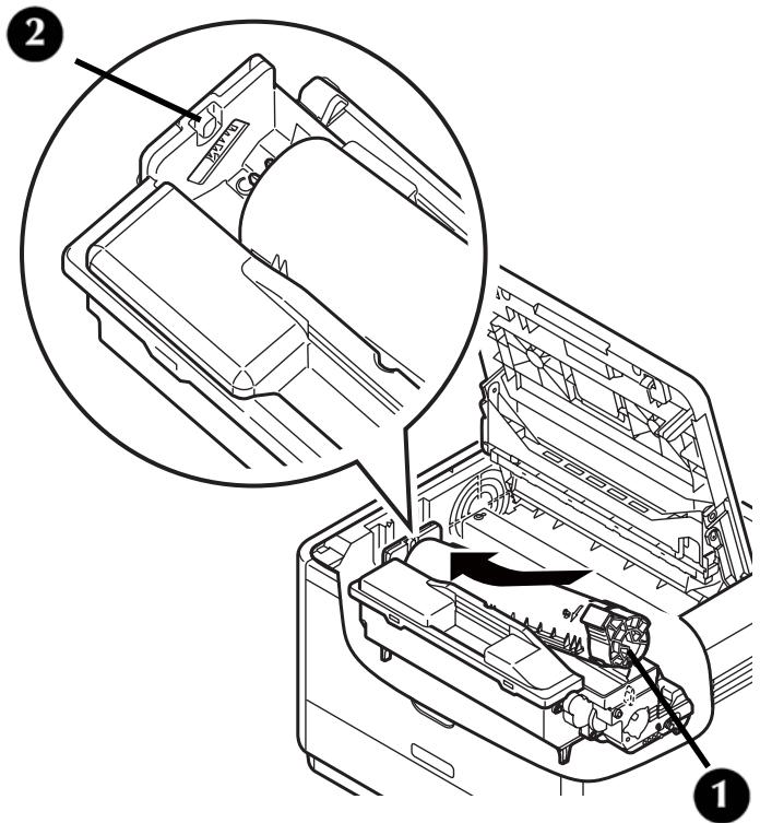 OKI B411DN - Instale o cartucho detoner - 5