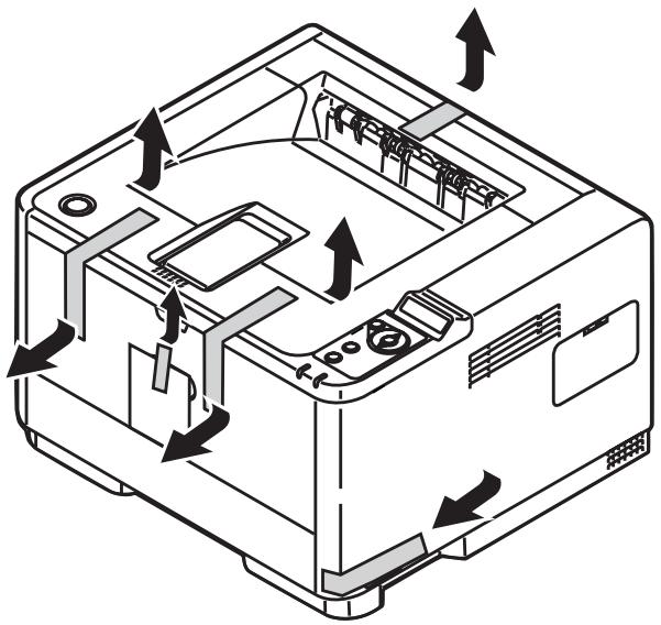 OKI B411DN - Prepare o local de instalacao - 2