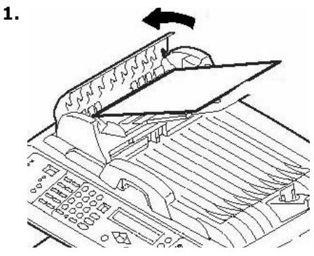 OKI MC560NMFP - Dégagement des bourges Bourrage du scanneur - 2