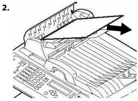 OKI MC560NMFP - Dégagement des bourges Bourrage du scanneur - 3