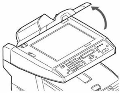 OKI MC560NMFP - Maintenance (suite) Nettoyage du verre du CAD - 1