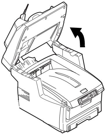 OKI MC560NMFP - Desligue a impressora! - 2
