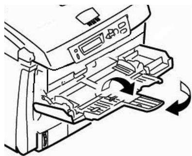 OKI MC560NMFP - Carga de medios de impresión Nota - 2