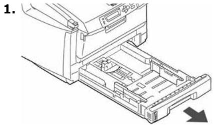 OKI MC560NMFP - Chargement du papier - 1