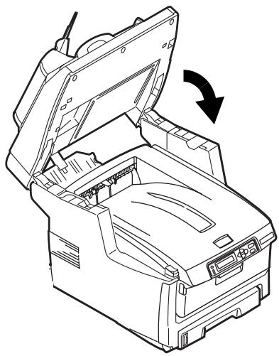 OKI MC560NMFP - Clearing Media Jams Printer Jams (cont.) - 2
