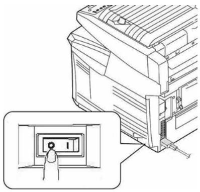OKI MC560NMFP - Power off! - 1