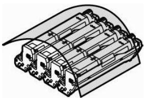 OKI MC560NMFP - Eliminação de atolamentos de papel Na impressora (cont.) - 2