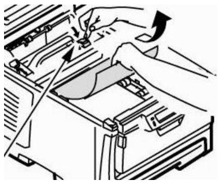 OKI MC560NMFP - Dégagement des bourges   Bourges dans l'imprimante (suite) - 4