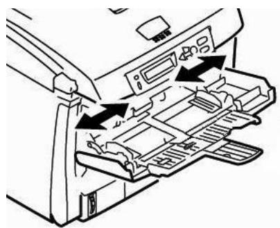 OKI MC560NMFP - Carga de medios de impresión Nota - 3