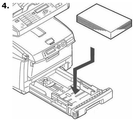 OKI MC560NMFP - Chargement du papier - 4