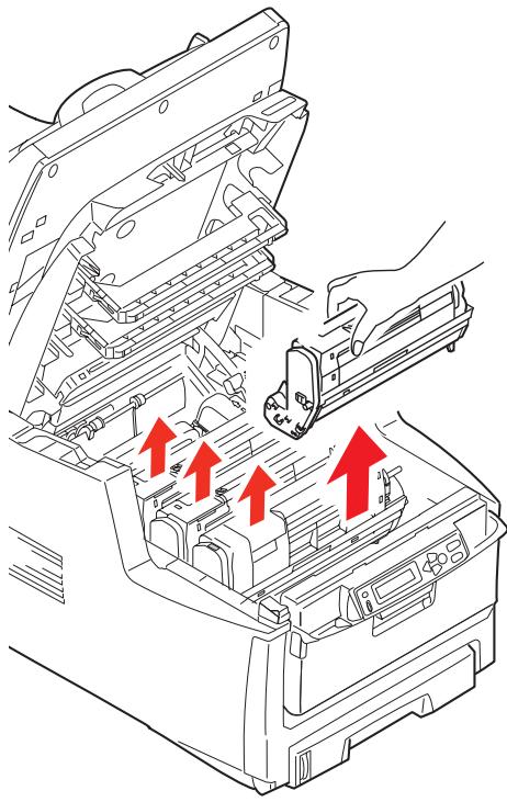 OKI MC560NMFP - Clearing Media Jams Printer Jams (cont.) - 1