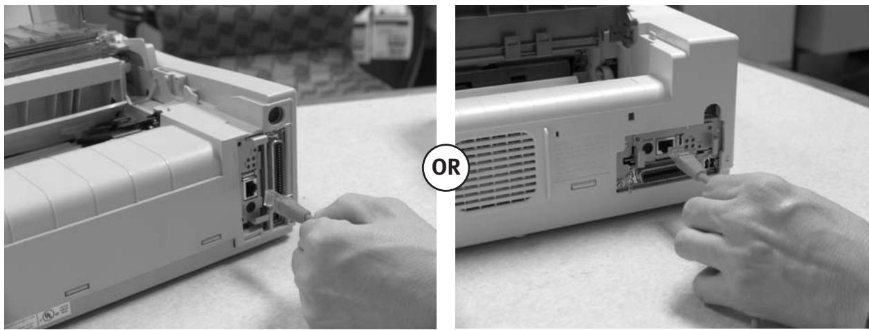 OKI ML 421 - Installing the OkiLAN 6130 Network Card - 6