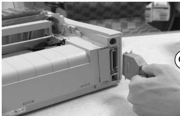 OKI ML 421 - Installation de la carte réseau OkiLAN 6130 - 1