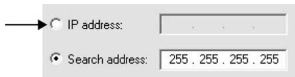OKI ML 691 - Entrée de l'adresse IP de l'imprimante - 1