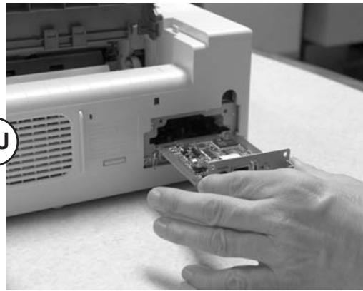 OKI ML 691 - Instalação da placá de rede OkiLAN 6130 - 5