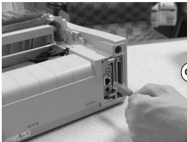 OKI ML 691 - Instalação da placá de rede OkiLAN 6130 - 8