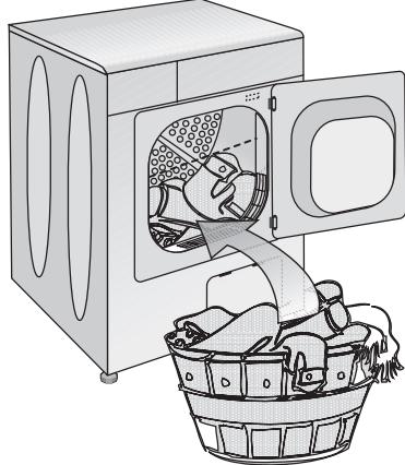 DOMEOS SEV 06 BE - Préparation du linge au séchage - 1