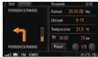 PORSCHE 911 TURBO - Le module de navigation. - 1