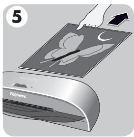 FELLOWES COSMIC A3 - ETAPES DE LA PLASTIFICATION A FROID - 5