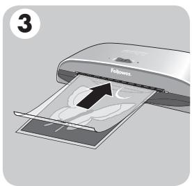 FELLOWES COSMIC A3 - ETAPES DE LA PLASTIFICATION A CHAUD - 3