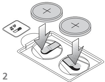 BALANCE KH 5502 / 5514 DIGITAL GLASS SCALES - Vernieuwen van de batterijen - 2
