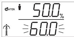 BALANCE KH 5518 / 5519 BODY COMPOSITION SCALE - Vergleichsanzeige aktuelle/ vorherige Messergebnisse - 1