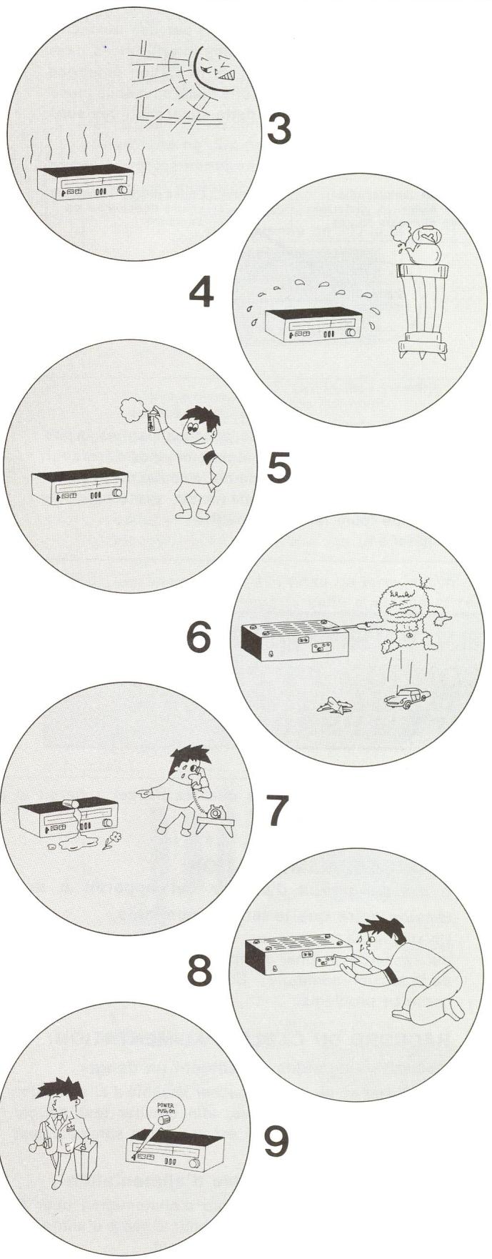 TECHNICS ST-7300 - NE PAS OUBLIER D'ETEINDRE L'APPAREIL: - 1