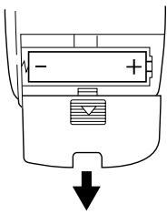 SEKONIC FLASHMATE L-308S - Insertion de la pile - 1