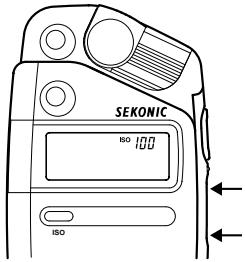 SEKONIC FLASHMATE L-308S - Réglage de la sensibilité du film ISO - 1