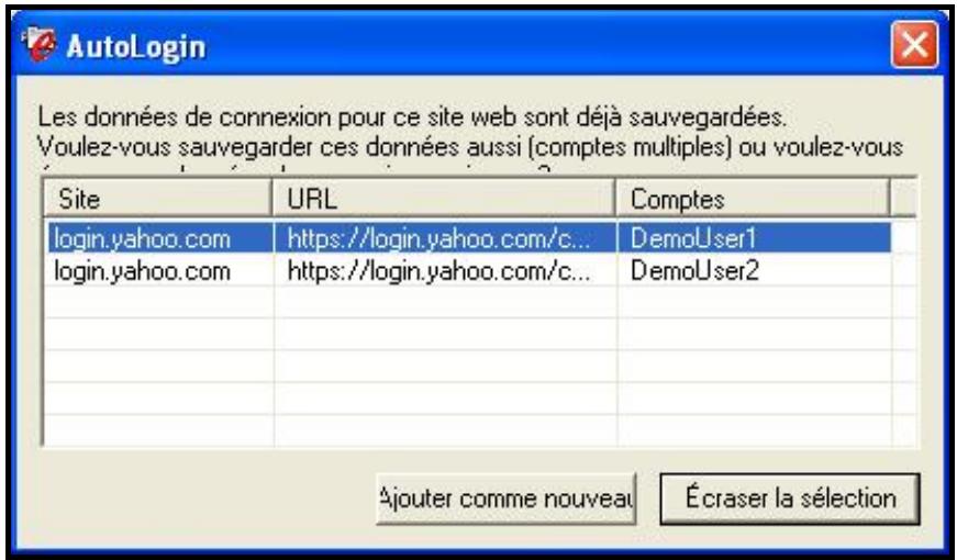 TRANSCEND TS1GJF160 - Sauvegarder des comptes multiples dans un seul site web - 1