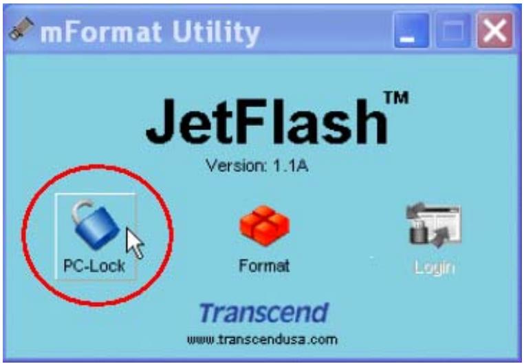 TRANSCEND TS256MJF120 - Fonction PC-Lock Function sous Windows® 98SE, Me, 2000 et XP - 1