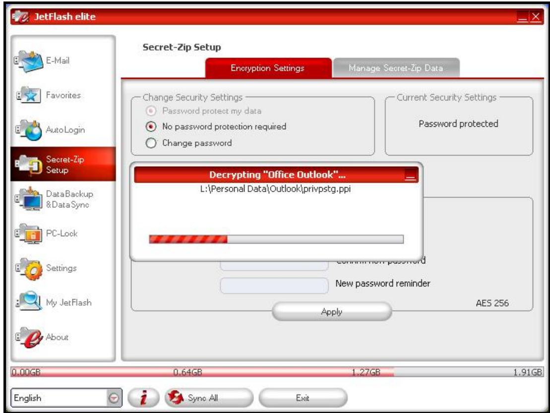 TRANSCEND TS4GJFV90Q - Secret-Zip fonction - 3