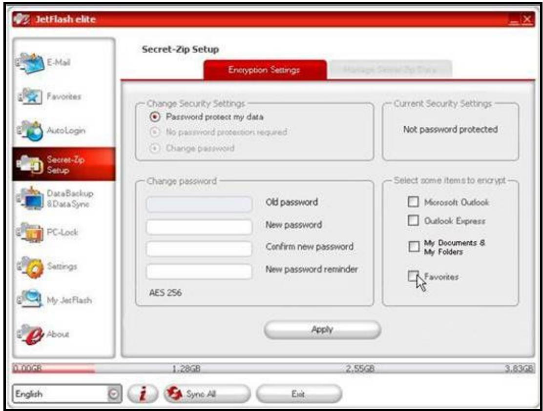 TRANSCEND TS512MJFV60 - Secret-zip fonction - 1