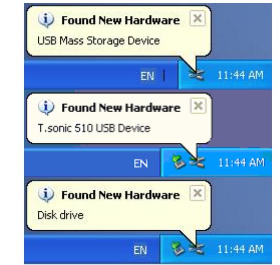 TRANSCEND TS512MMP510 - Réinitialiser votre T.Sonic dans Windowsa Me, 2000, et XP - 3
