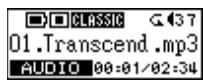 TRANSCEND TS512MMP510 - Lecture Musique MP3/WMA - 1