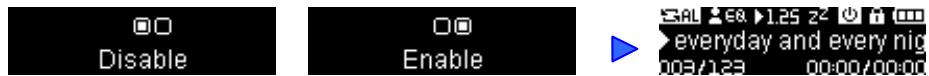TRANSCEND MP330 - Synchronisation des paroles - 2