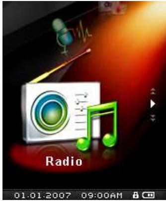 TRANSCEND MP850 - Ecouter la Radio - 1