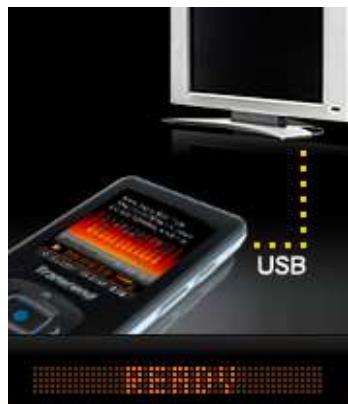 TRANSCEND MP850 - Transférer des fichiers vers le MP850 - 5