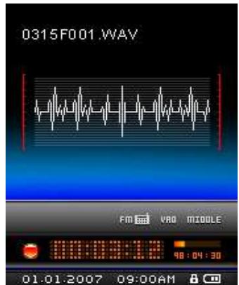TRANSCEND MP850 - Enregister la Radio - 1