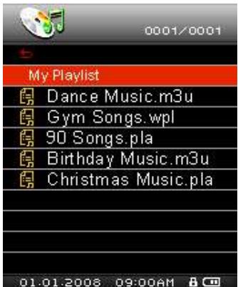 TRANSCEND MP850 - Retirer une chanson de la liste (My Playlist) - 4