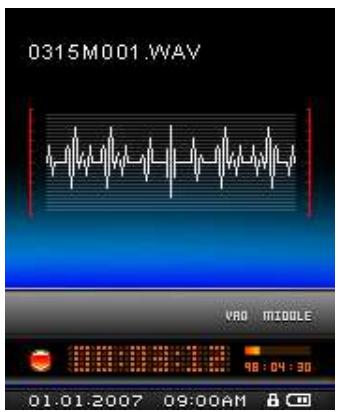 TRANSCEND MP850 - Enregistrer en utilisant le Microphone intégré - 1