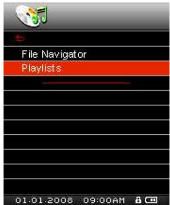 TRANSCEND MP850 - Retirer une chanson de la liste (My Playlist) - 1