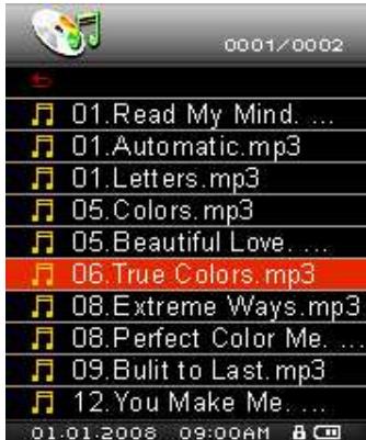 TRANSCEND MP850 - Retirer une chanson de la liste (My Playlist) - 5