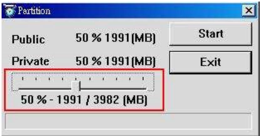 TRANSCEND MP850 - Partition - 1