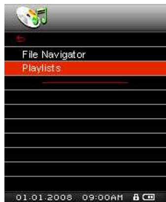 TRANSCEND MP850 - ■ List de lecture - 2